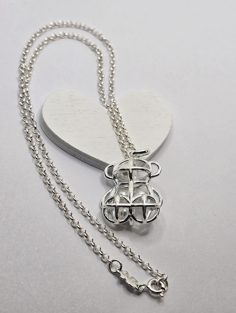 Tous Costura Pendant in Sterling Silver Chain
